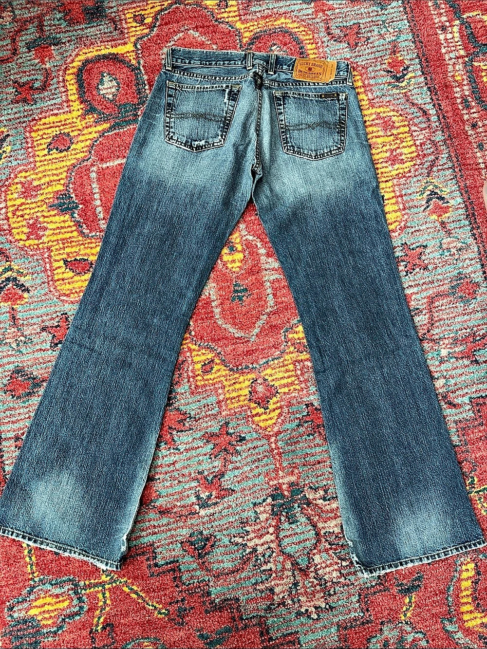 Lucky Brand Lil Maggie Jean Straight Leg Jeans Blue Waist 29